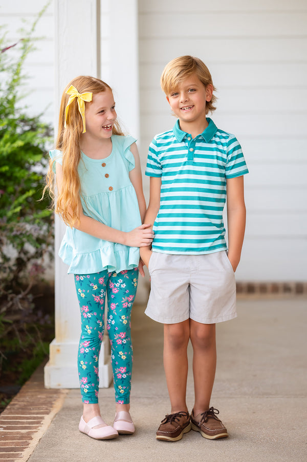 Mint Babydoll Top & Florence Leggings