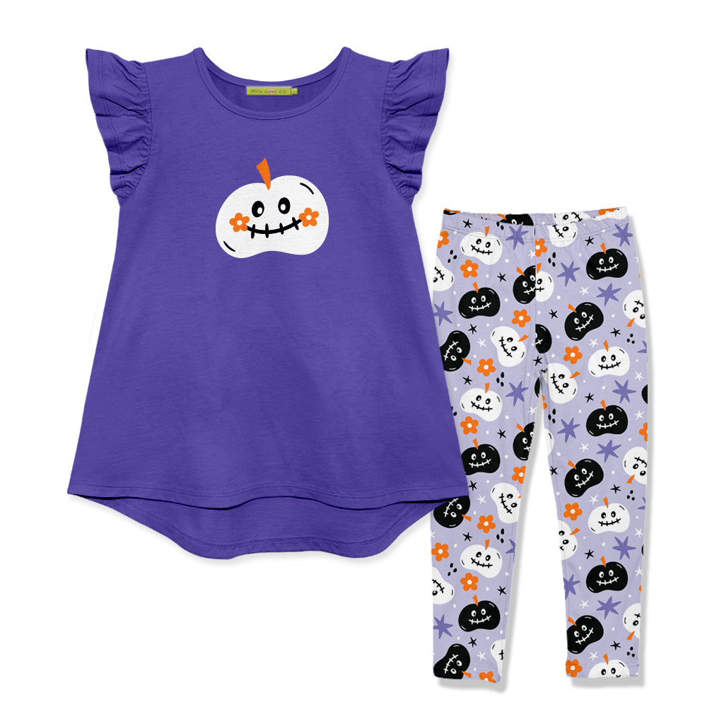 Purple Pumpkin Pop Star Top & Leggings – Millieloveslily.com