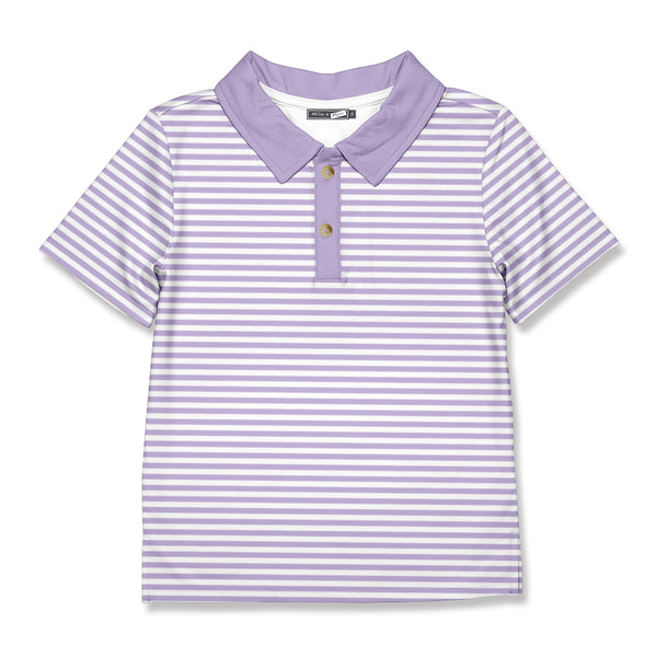 Purple Stripe Henley