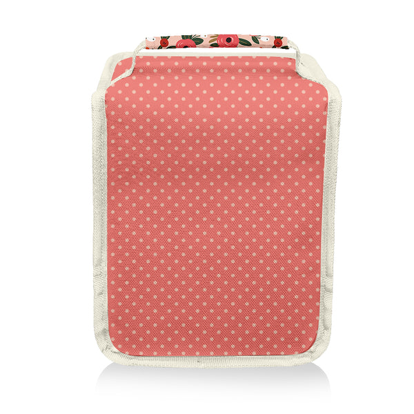 Coral Floral One-Handle Lunch Bag