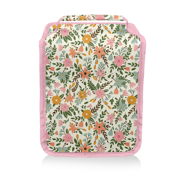 Cream Millie Flower One-Handle Lunch Bag