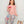 Dusty Pink Angel-Sleeve Top & Velour Vintage Floral Joggers