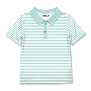 Mint Stripe Polo