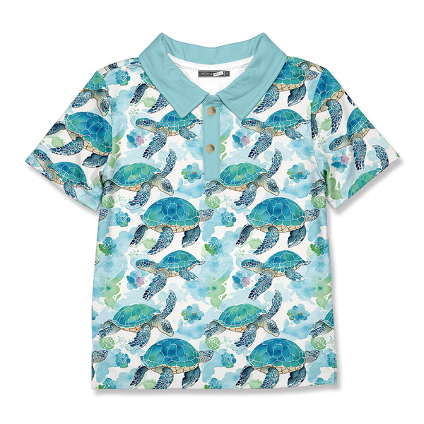 Mint Turtle Wonder Polo