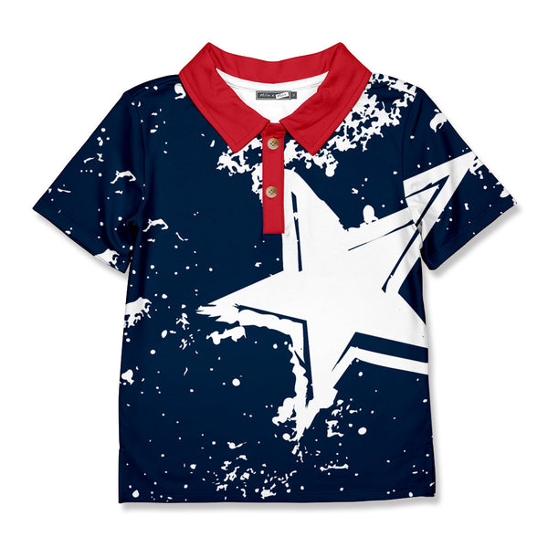 Dark Navy Star Polo