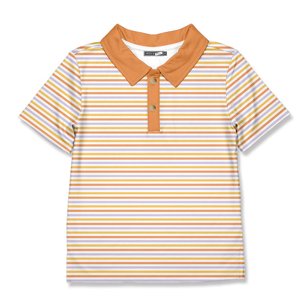 Kids Creamsicle Stripe Polo