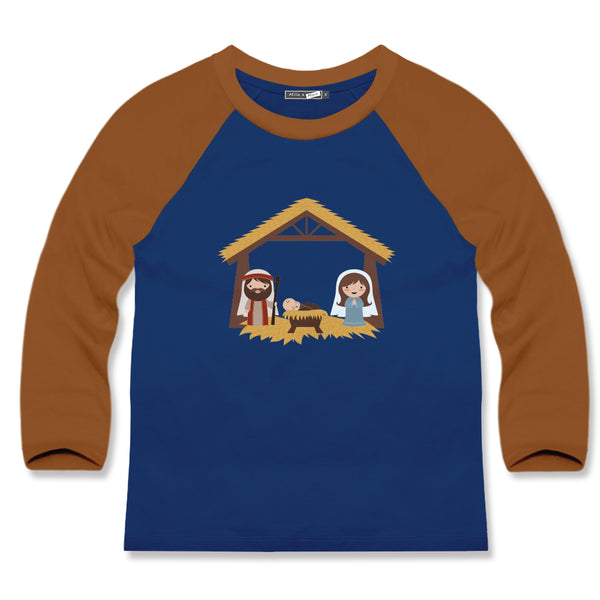 Caramel Cafe Nativity Long-Sleeve Crewneck Top