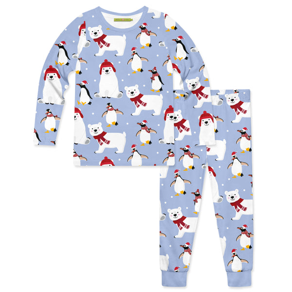 Periwinkle Christmas Dog Pajama Set