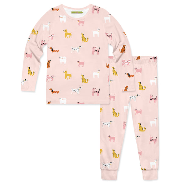 Pink Doggie Pajama Set