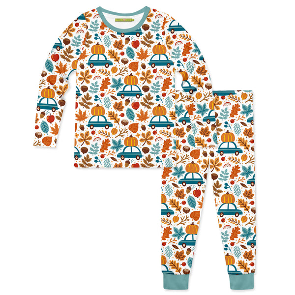 Pumpkins&Cars Pajama Set