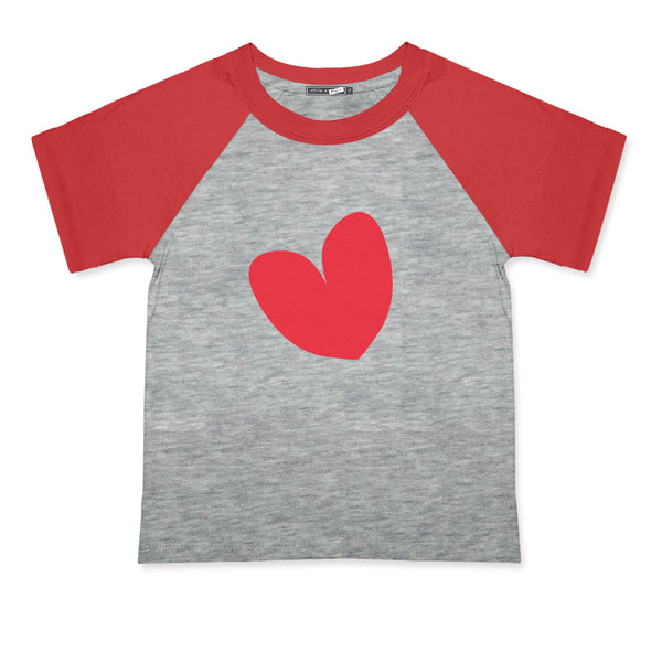 Gray Heart Crewneck Tee