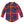 Navy & Orange Color Plaid Long-Sleeve Button-Up