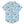 Ice Blue Island Dino Short-Sleeve Button-Up