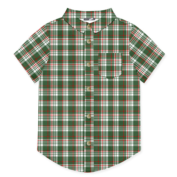Loden Frost HollyPlaid Short-Sleeve Button-Up