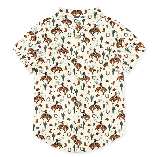 Kids Rodeo Cactus Short-Sleeve Shirt