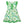 Load image into Gallery viewer, White &amp; Green Heart Button-Front Angel-Sleeve Dress
