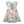 Load image into Gallery viewer, Kids Coral Horses Button-Front Angel-Sleeve Dress
