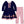 Load image into Gallery viewer, Navy Nutcracker Dreams Button-Front Dress &amp; Dusty Pink Button Leggings
