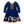 Load image into Gallery viewer, Navy Nativity Border Button-Front Dress
