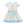 Load image into Gallery viewer, Light Blue &amp; Pink Pastel Plaid Button-Up A-Line Dress
