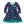 Load image into Gallery viewer, Navy Christmas Tree Forest A-Line Dress
