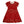 Millie Loves Lily Girls' Red Holiday Dot Velour Dress With Bow Waistband