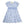 Periwinkle Floral Bow-Accent Dress