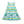Load image into Gallery viewer, Kids Mint Ocean Stripe Sleeveless Pocket A-Line Dress

