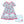 Ice Blue Cherries Pocket A-Line Dress & Stripe Shorts