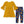Marigold Bow-Sleeve A-Line Dress & Sunflower Meadow Leggings