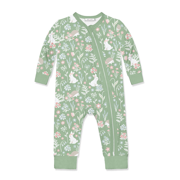 Sage Bunny&Fields Zip-Up Playsuit