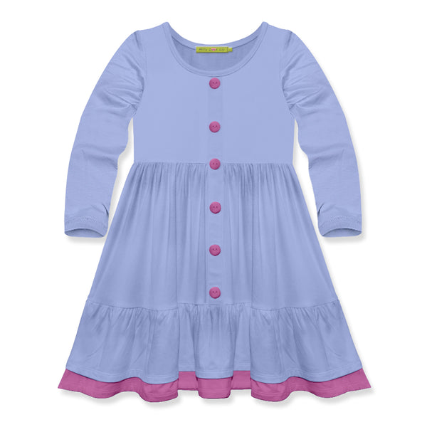 Periwinkle Button Up Dress