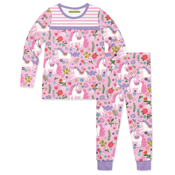 Pink Darling Unicorn Pajama Set