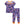 Purple Halloween Icons Short-Sleeve Pajama Set