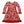 Millie Loves Lily Girls Red Christmas Floral Print Dress