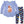 Periwinkle Hi-Low Top & Kitty Cats Leggings