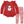 Red Snowman Ruffle Long-Sleeve Hi-Low Top & Stripe Leggings