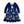 Navy Nativity Pocket Long-Sleeve A-Line Dress
