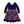 Load image into Gallery viewer, Navy Plaid Patch-Pocket Long-Sleeve A-Line Dress
