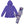 Blue Iris Button-Up Hoodie & Fame Floral Leggings