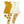 Millie Loves Lily Girls' Marigold & Cream 4-pc Cotton Top & Printed Legging Set