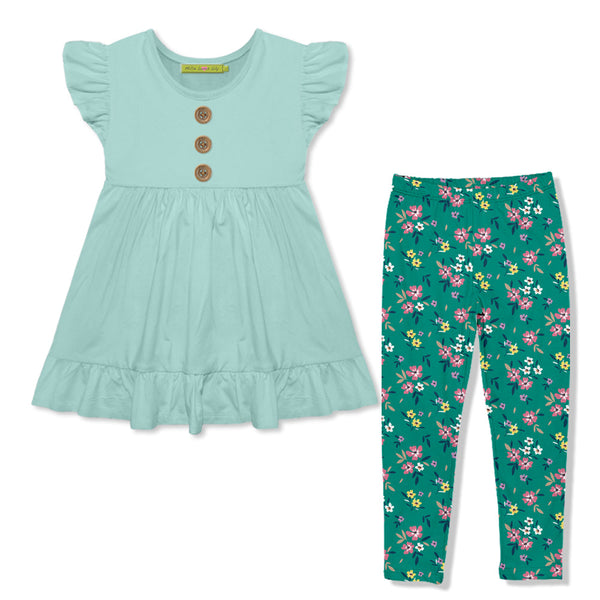 Mint Babydoll Top & Florence Leggings