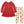 Red Long-Sleeve Babydoll Top & Gingerbread Leggings