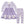 Purple Kitten Corner Border Button-Accent A-Line Dress & Leggings