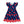 Load image into Gallery viewer, Navy Vintage Apple Patch-Pocket Angel-Sleeve Dress
