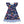 Navy BTS Floral 2-Pocket Angel-Sleeve Dress
