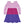 Load image into Gallery viewer, Lilac &amp; Rose Violet Color Block Ruffle Tiered A-Line Dress
