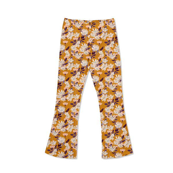 Marigold Floral Flare Leggings