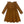Kids Caramel Cafe Ribbed Ruffle-Shoulder A-Line Dress
