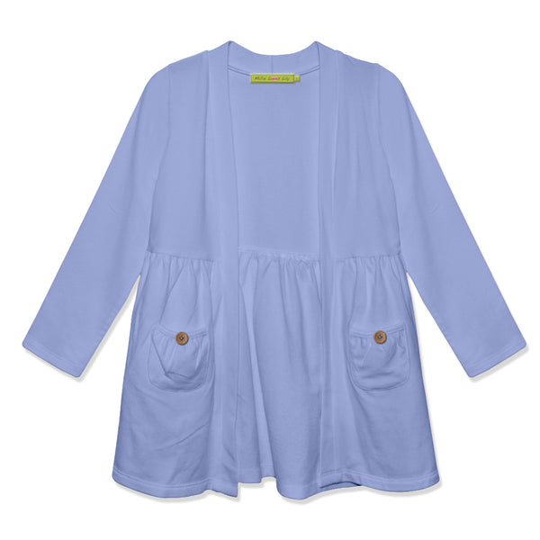 Periwinkle Open Cardigan